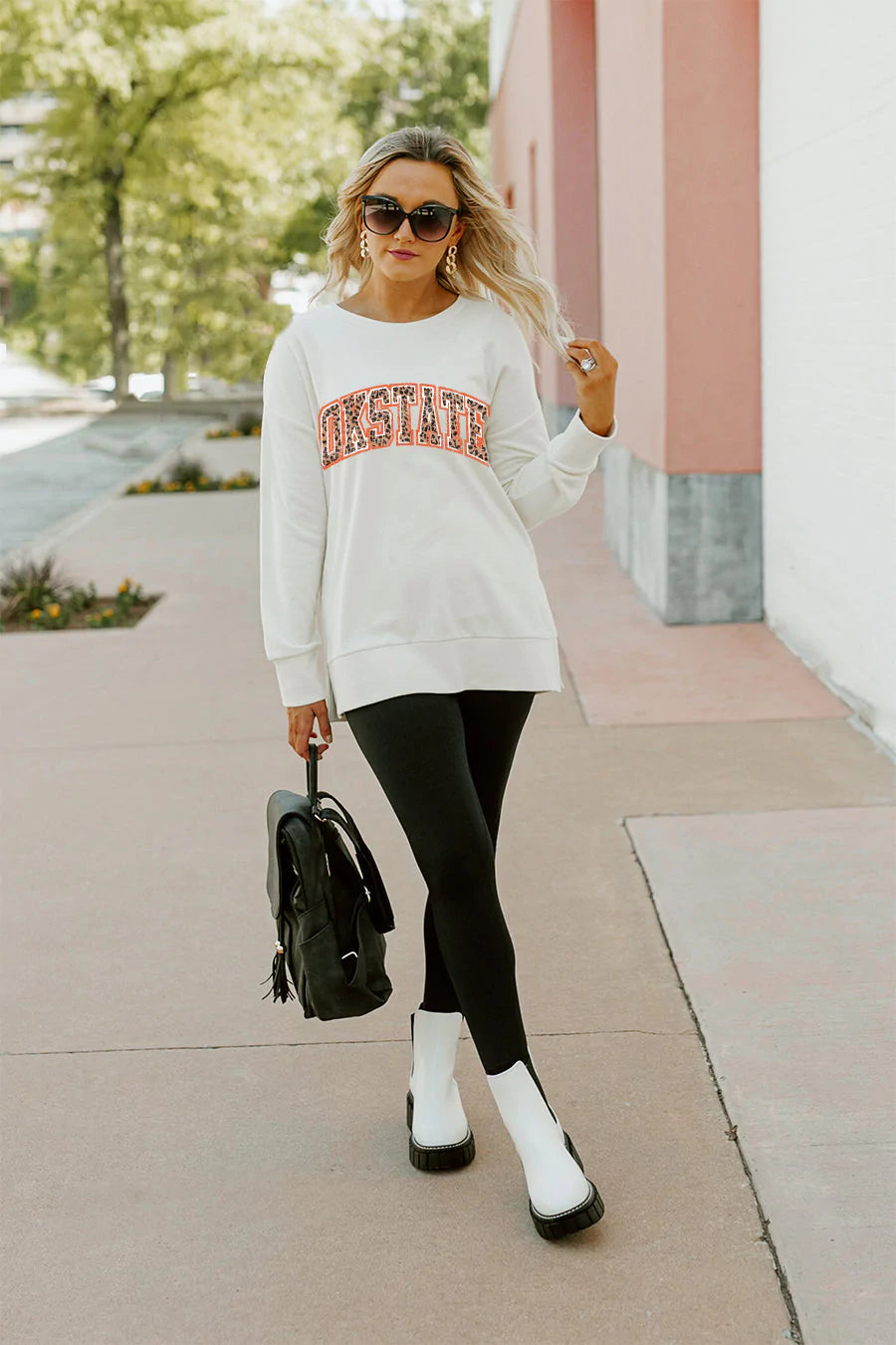 Gameday Couture Oklahoma State Cowboys Legacy Side Split Pullover