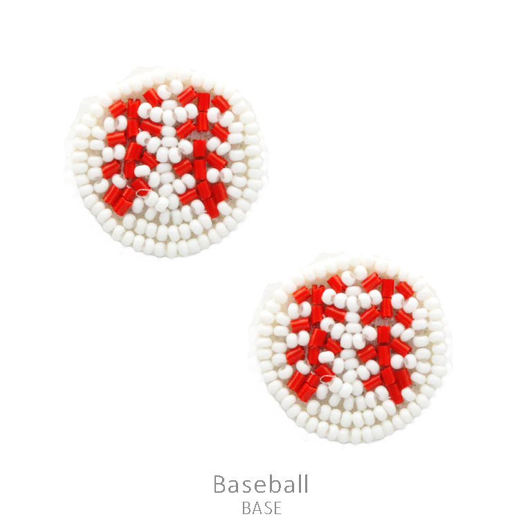 Sports Seed Bead Earrings