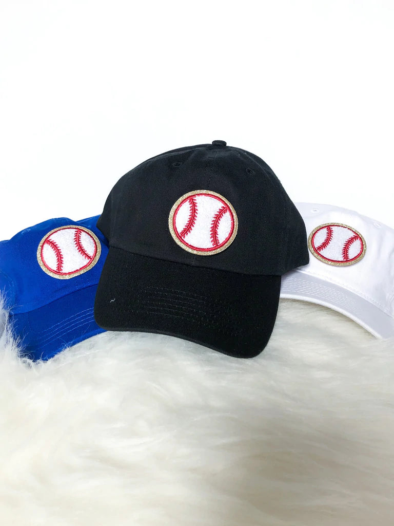 Calamity Jane's Apparel Baseball Chenille Patch Cotton Hat