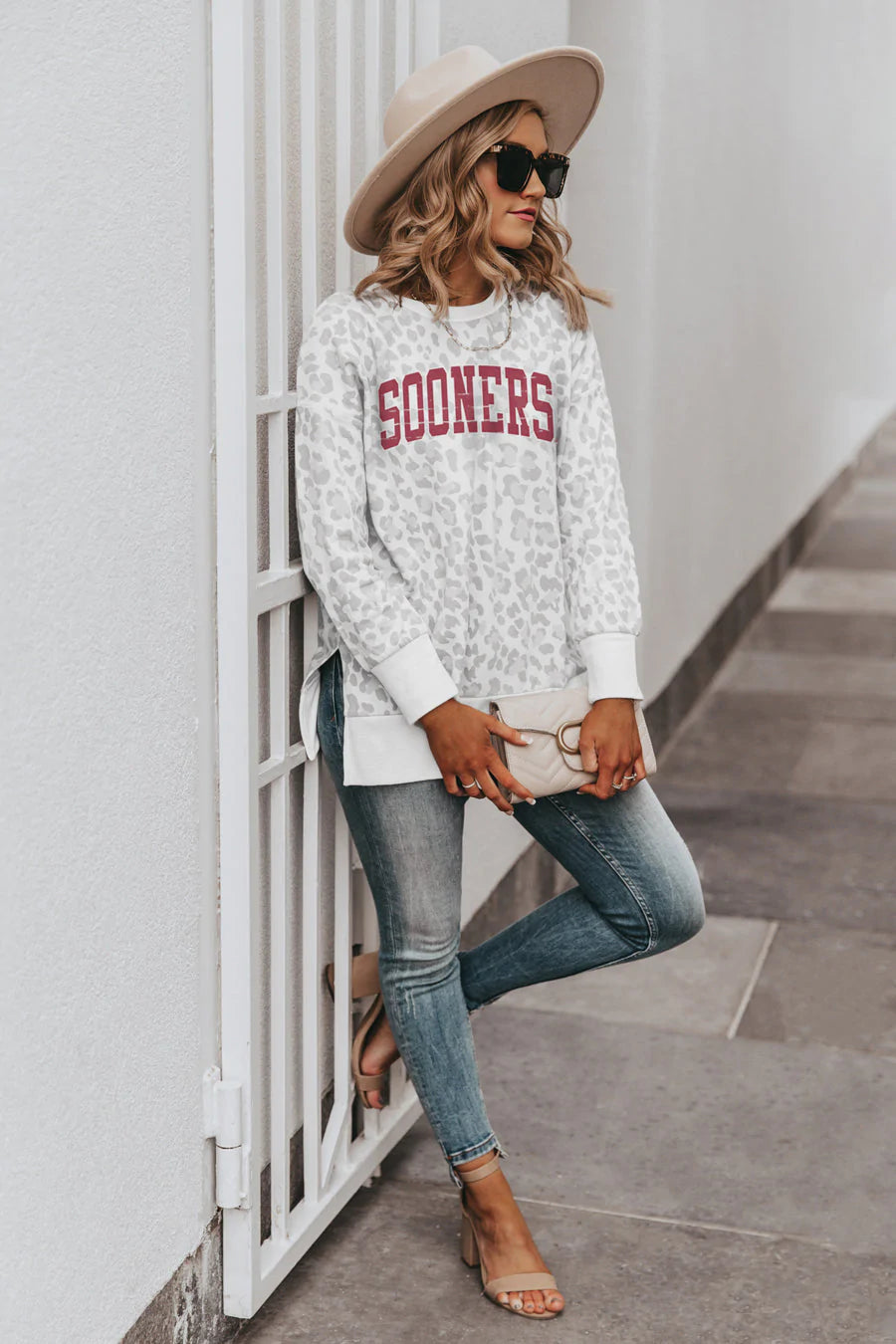 Gameday Couture Oklahoma Sooners Day Off Side Split Pullover