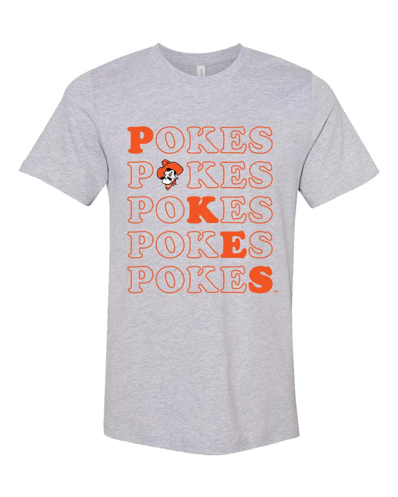 Pokes Stacked Graphic Tee