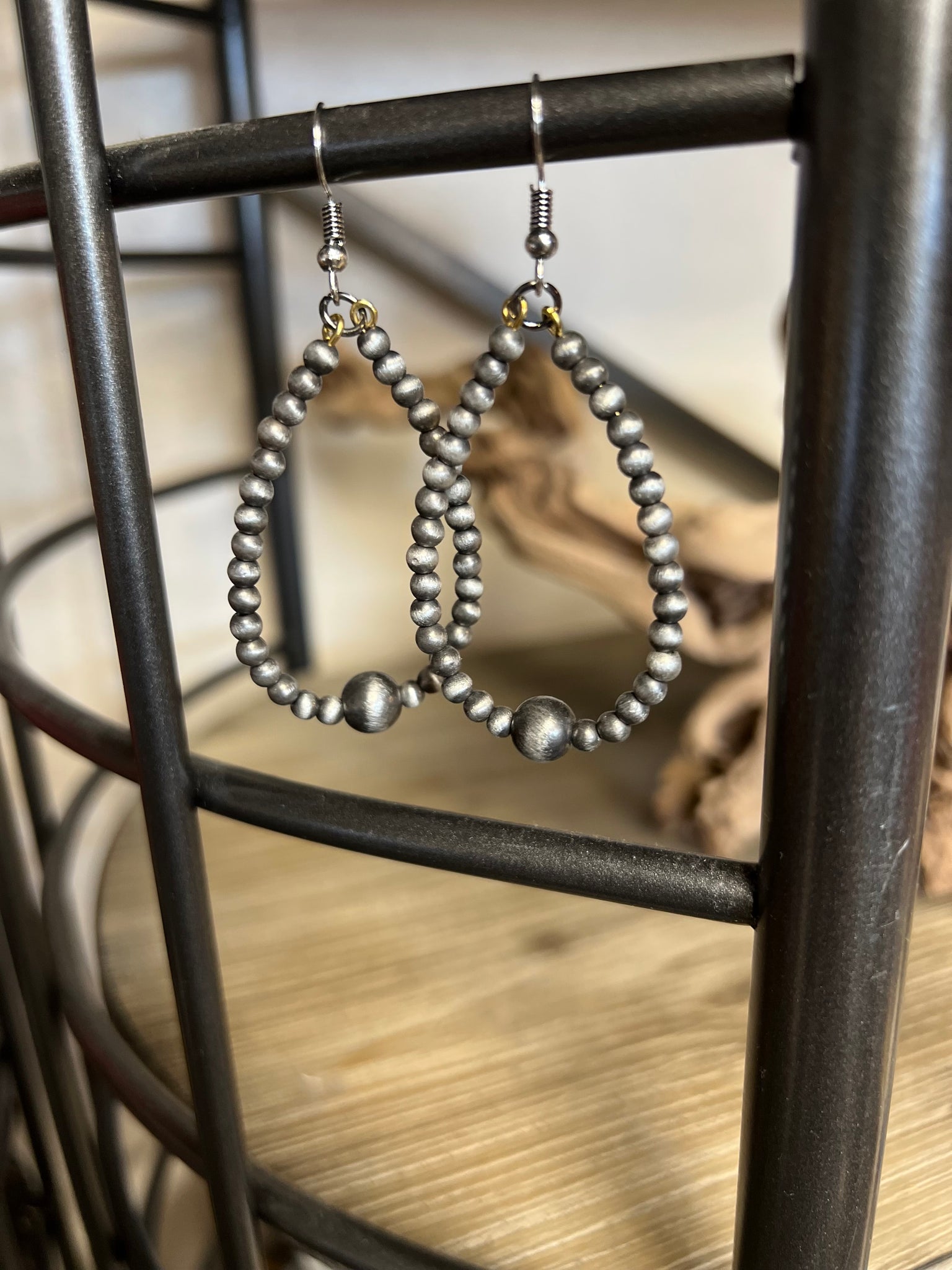 W.E. Navajo Pearl Earrings