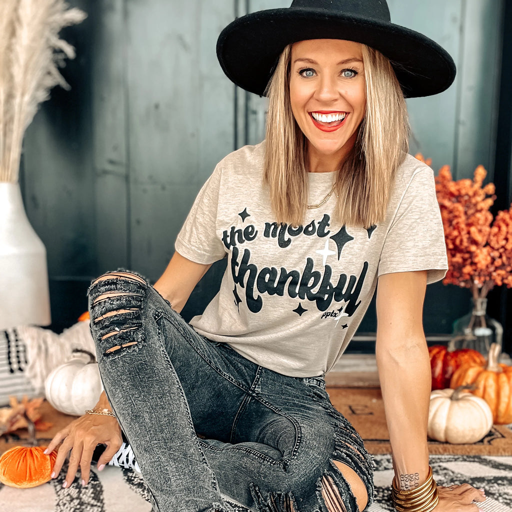 PPTX The Most Thankful Graphic Tee