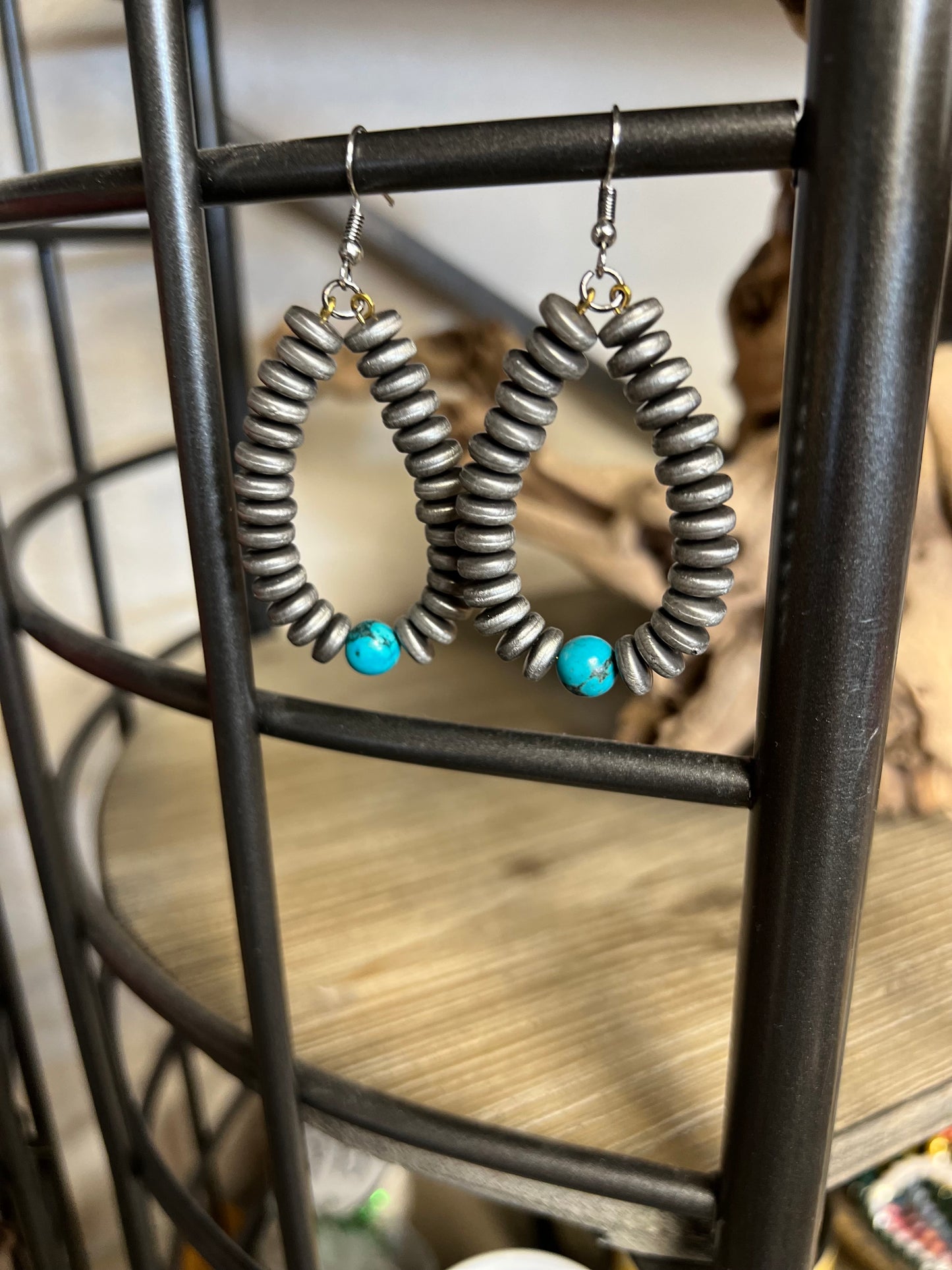 W.E. Navajo Pearl Earrings