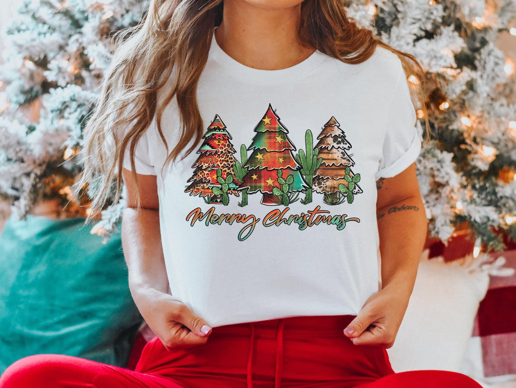 Merry Christmas Cactus Tee