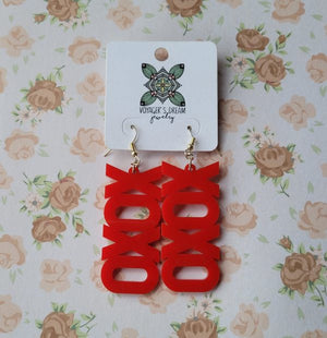 XOXO Acrylic Earring