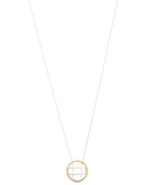 Lucky Brand Geo Circle Pendant Necklace